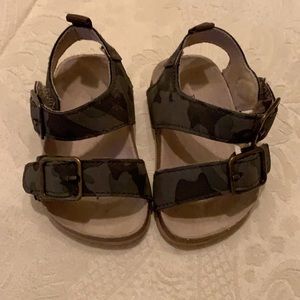 Camo sandals
